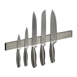 Porte-couteaux magnétique blanc porte-outils 360 mm x 40 mm x 25 mm