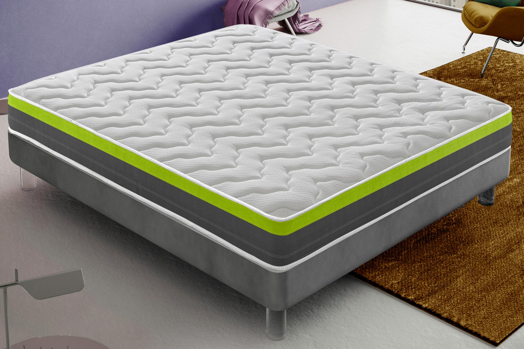 Matye Rasol Materasso 90x200 in memory foam - alto 30 cm - Reversibile - Ortopedico ...