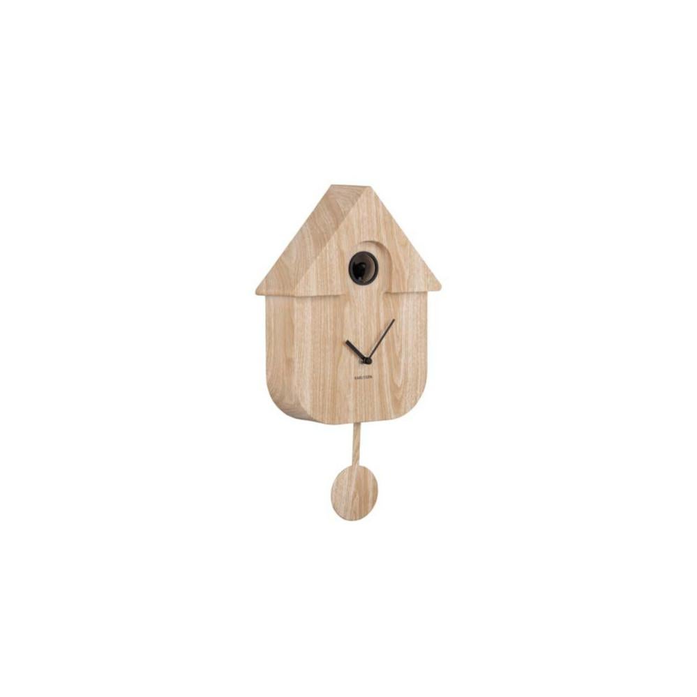 Horloge Murale Karlsson Modern Cuckoo Oro – Design Moderne En ABS, Dimensions 21,5x8,5x41 Cm – Piles AA Non Incluses