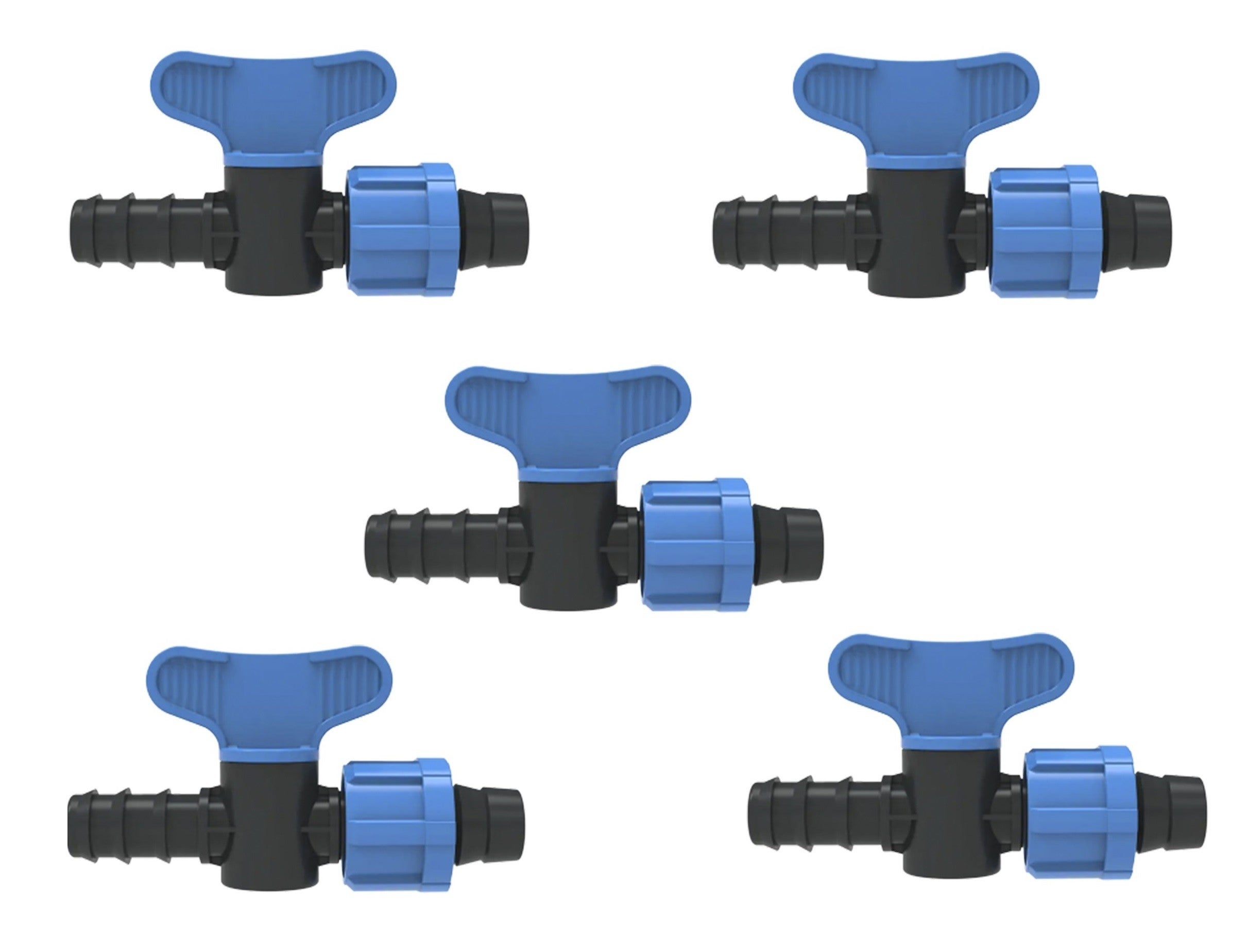 Robinet d'arrêt 3 voies - F 3/8 - M 3/8 - Sanitie-Jet - Riquier