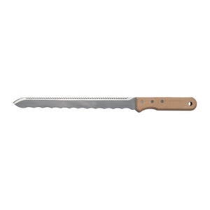 Scie couteau L. 280 mm découpe de laine de verre, denture fine et large