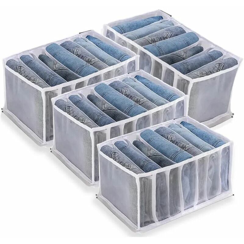 Bote De Rangement Pour Jeans Pi Ces Organisateur De Garde Robe