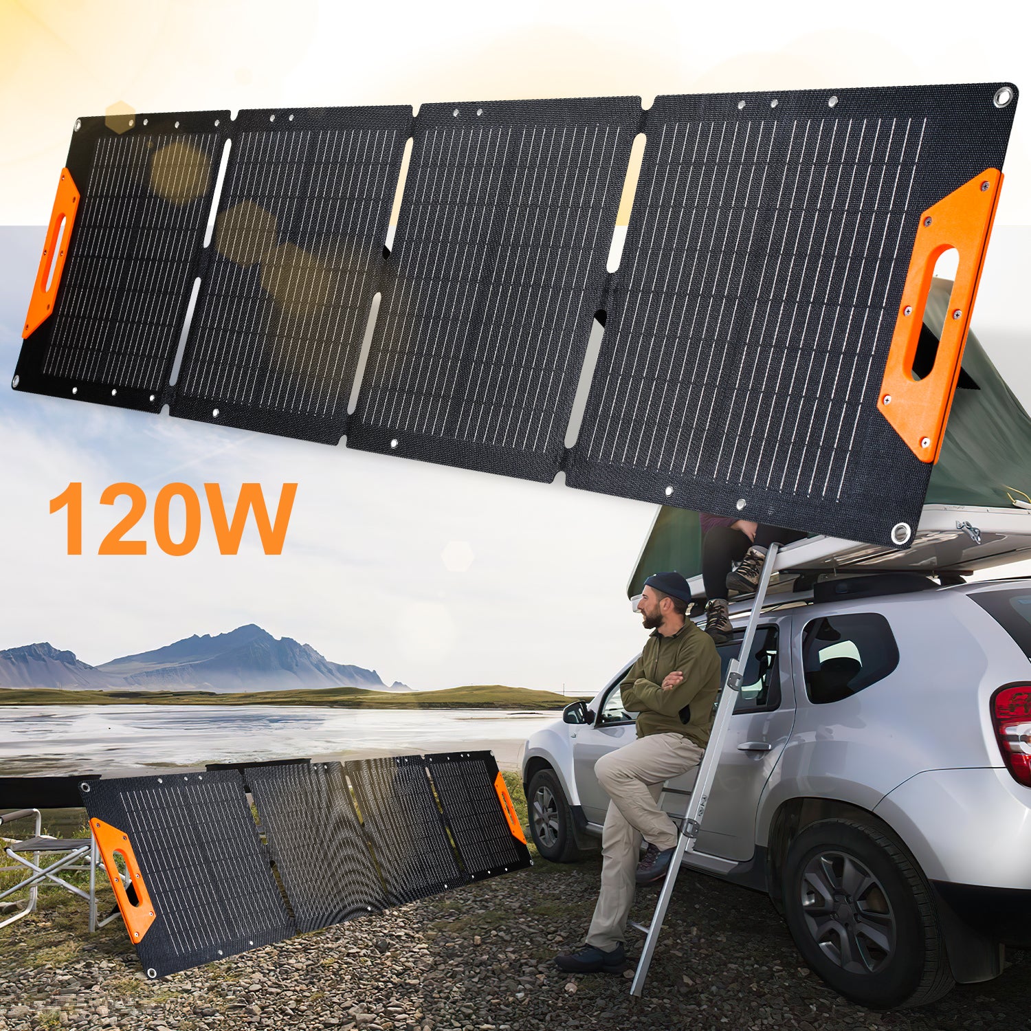 Kit de 5 Panneaux solaires I'M.SOLAR 400W Monocristallin noir