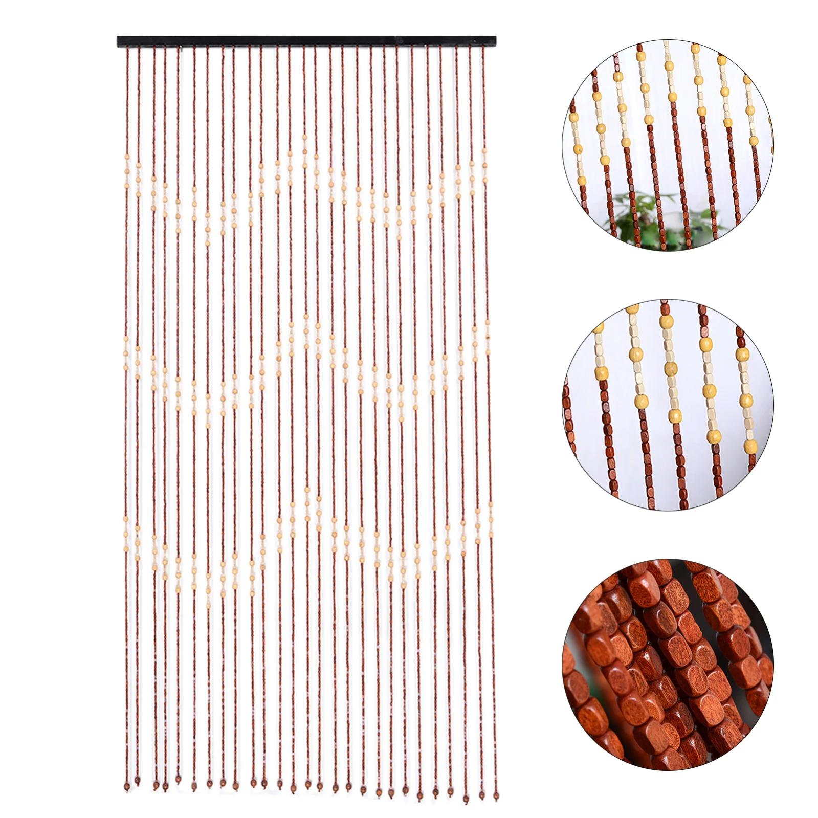 Rideau De Porte Perles De Bois Rideau BUT rideau-de-porte-perles-de-bois-rideau-but