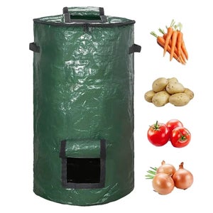 VEVOR Composteur de Jardin 300 L Bac à Compost Extérieur sans BPA