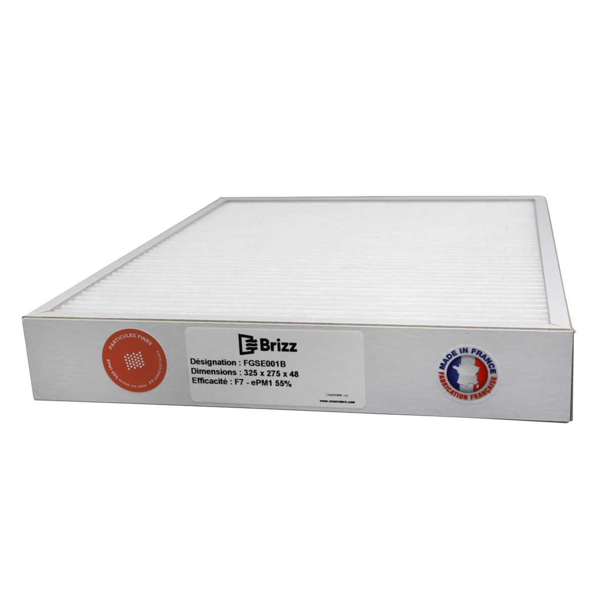 Brizz Filtro Di Ricambio Compatibile GSE AIR'SYSTEM - Filtro F7 Con Prefiltro G4 - Dimensioni 325x275x48 Mm - 1 Pezzo