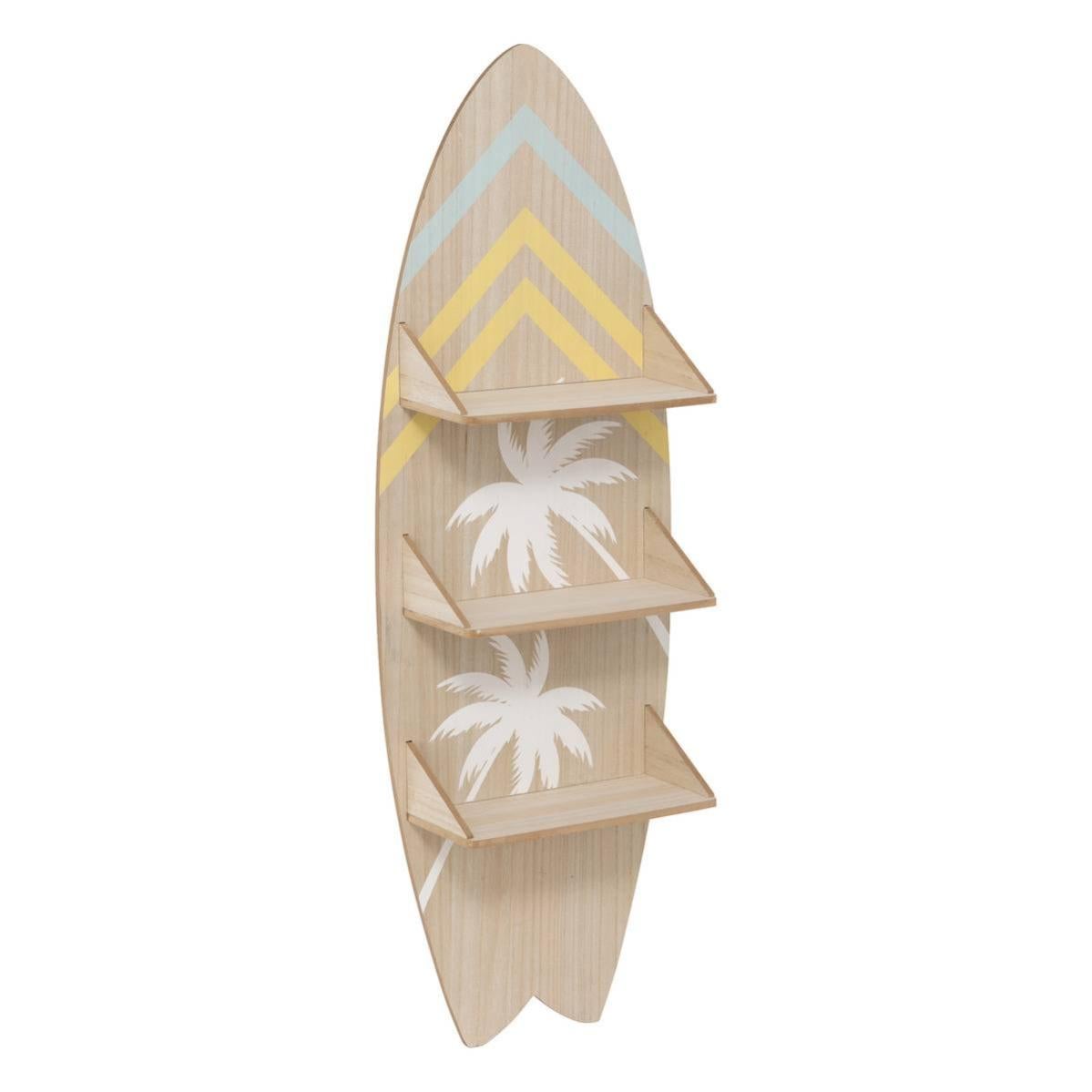Étagère Murale Atmosphera Iris 60x80cm - MDF Et Fer - Design Moderne - Pour Salon Ou Chambre à Monter