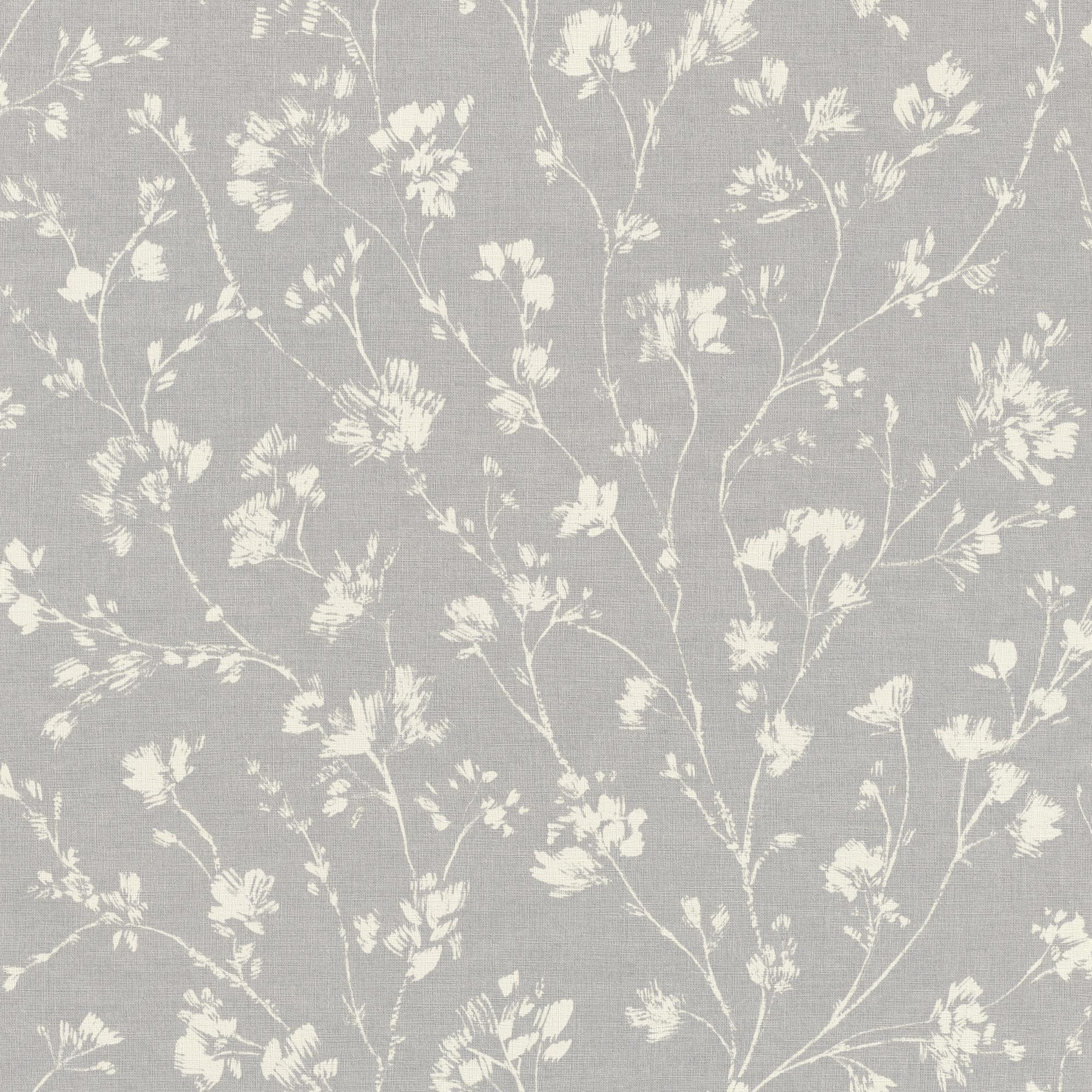 Papel Pintado Blanco Gris Claro - Estilo Madera Listones, Escandinavo Moderno