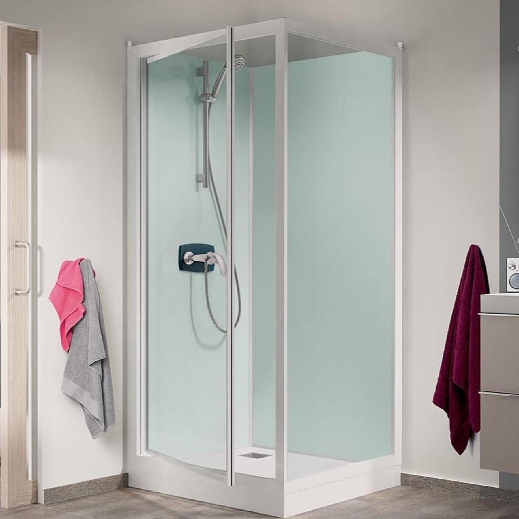 Kinedo Cabine de douche Kineprime Glass 70x70 pivotante 18 cm mécanique