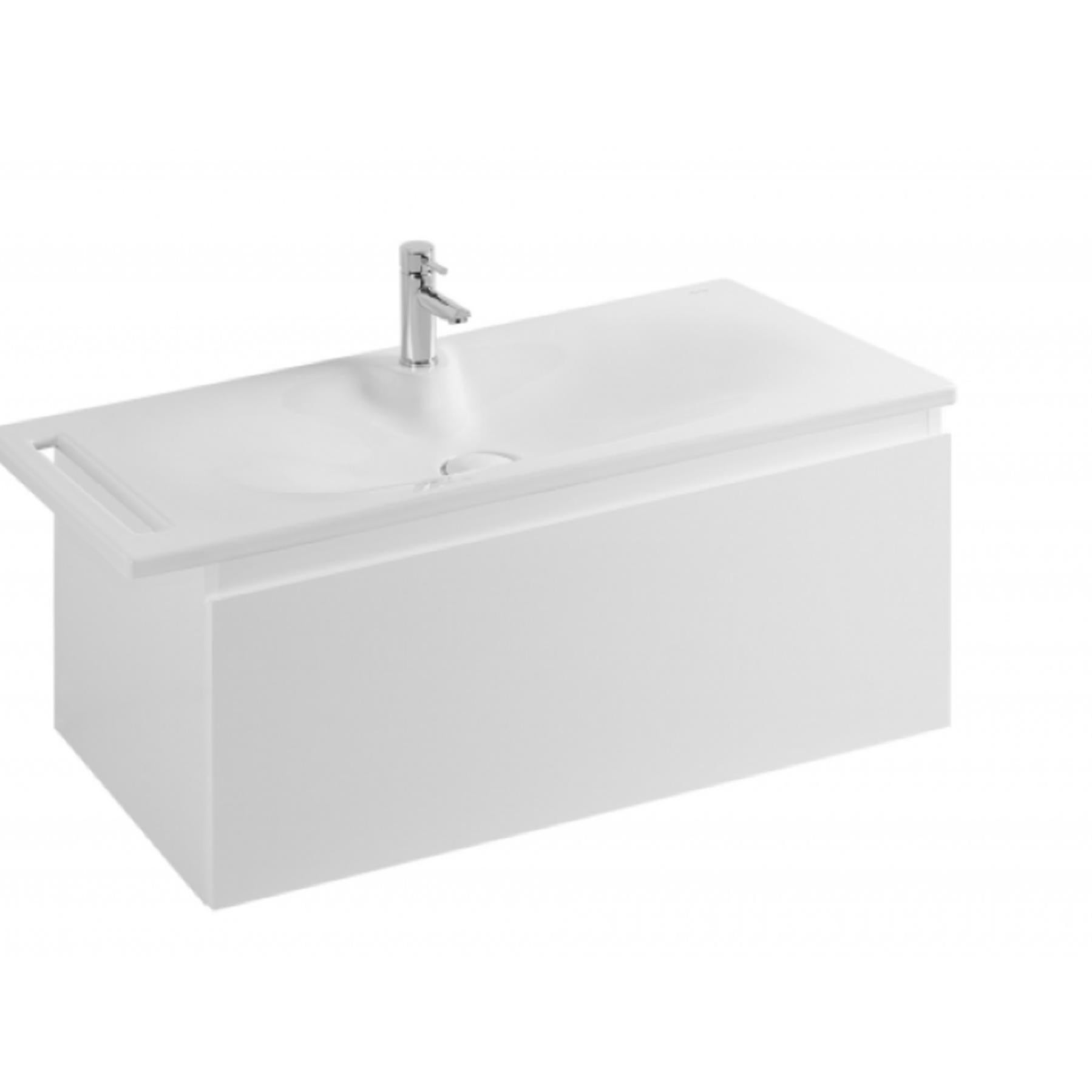 Pannello TV 270 cm Bianco Lucido Mobile TV Appesa, Credenza Soggiorno