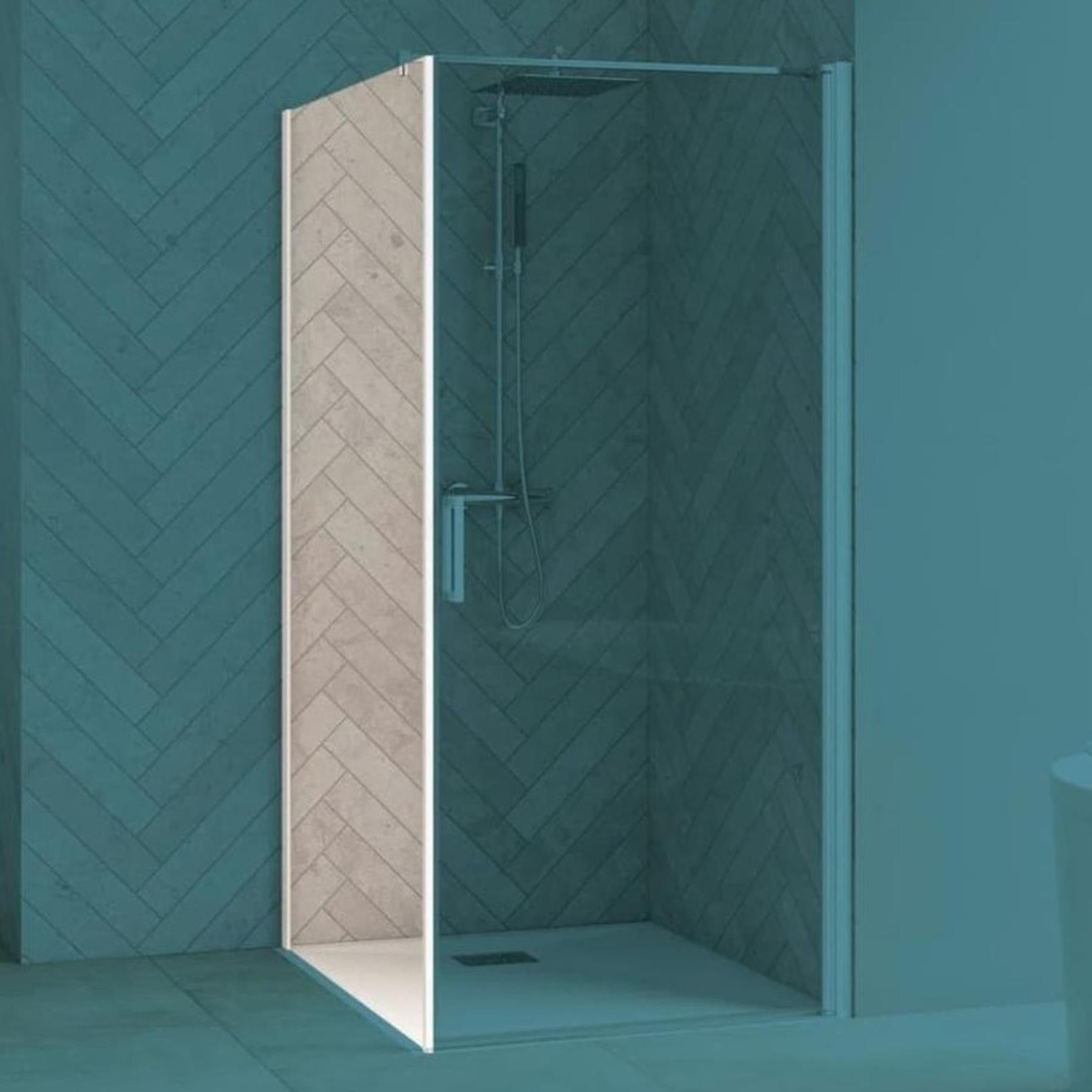 Paroi de douche fixe Kinedo SMART Design L 80 cm H 2,05 m (à coupler