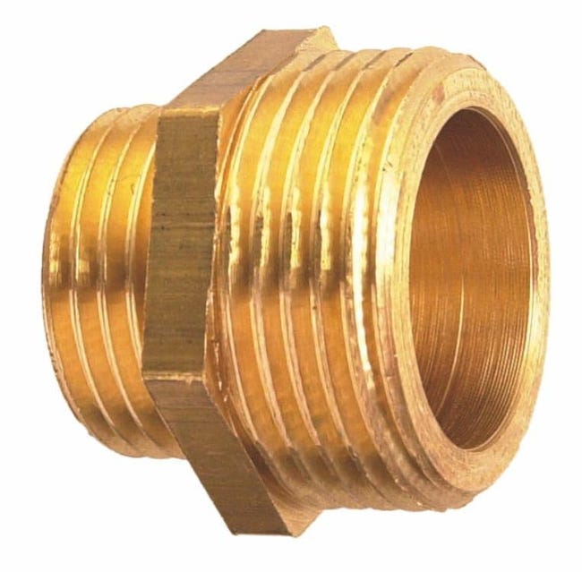 RACCORDO TUBO FILETTATO ottone 1/2 pt maschio x 1/2 pt femmina RACCORDO TUBO FILETTATO ottone 1/2 pt maschio x 1/2 pt femmina