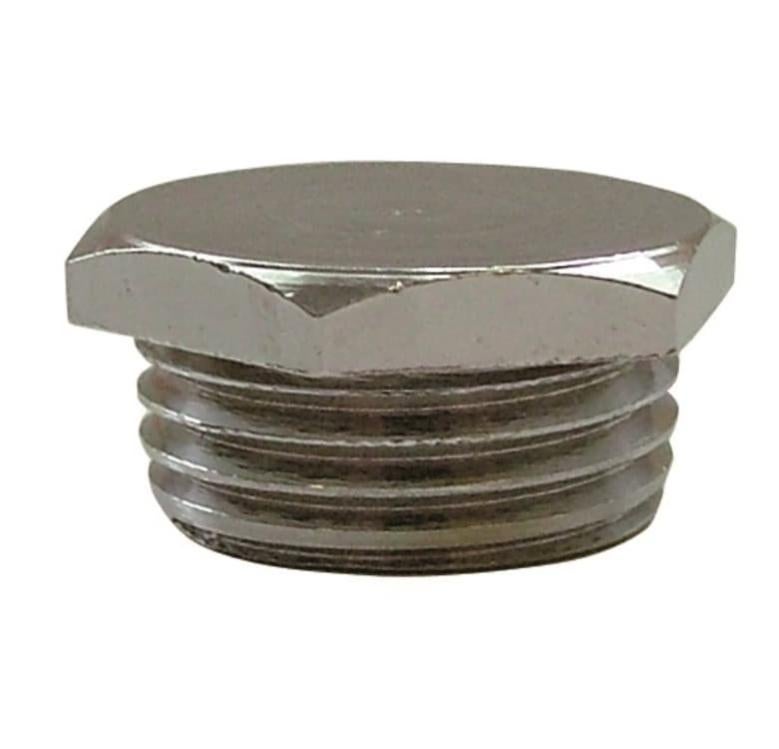 10 Pezzi Tappo Per Tubo In Ottone 1/8 1/4 3/8 1/2 3/4 In Tappo Maschio - Foto 8