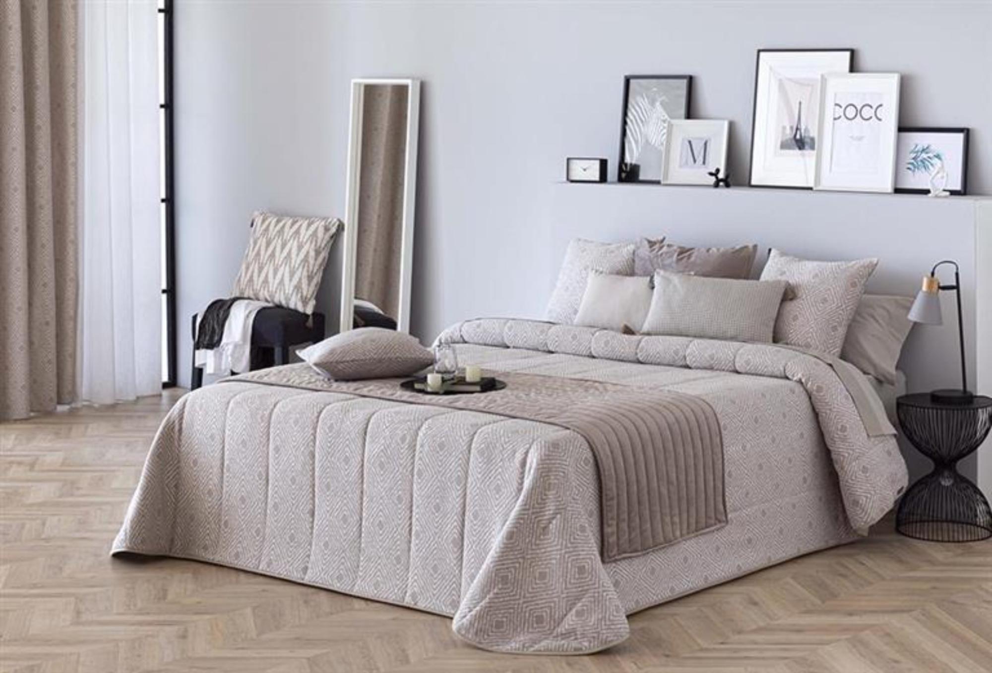 Colcha bouti jacquard para invierno con relleno cerler visón para cama de 170 cm