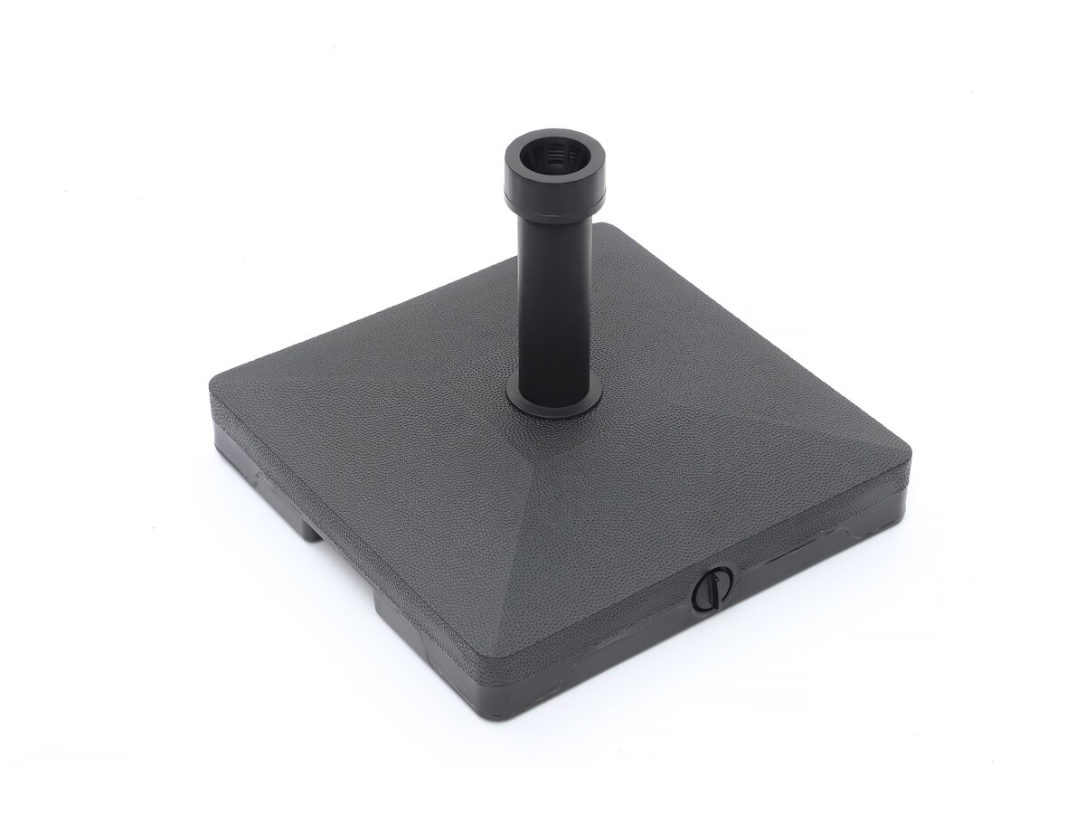 Base Per Ombrellone Relaxdays Semicircolare - Appesantita, Per Esterno, Marrone - Foto 4