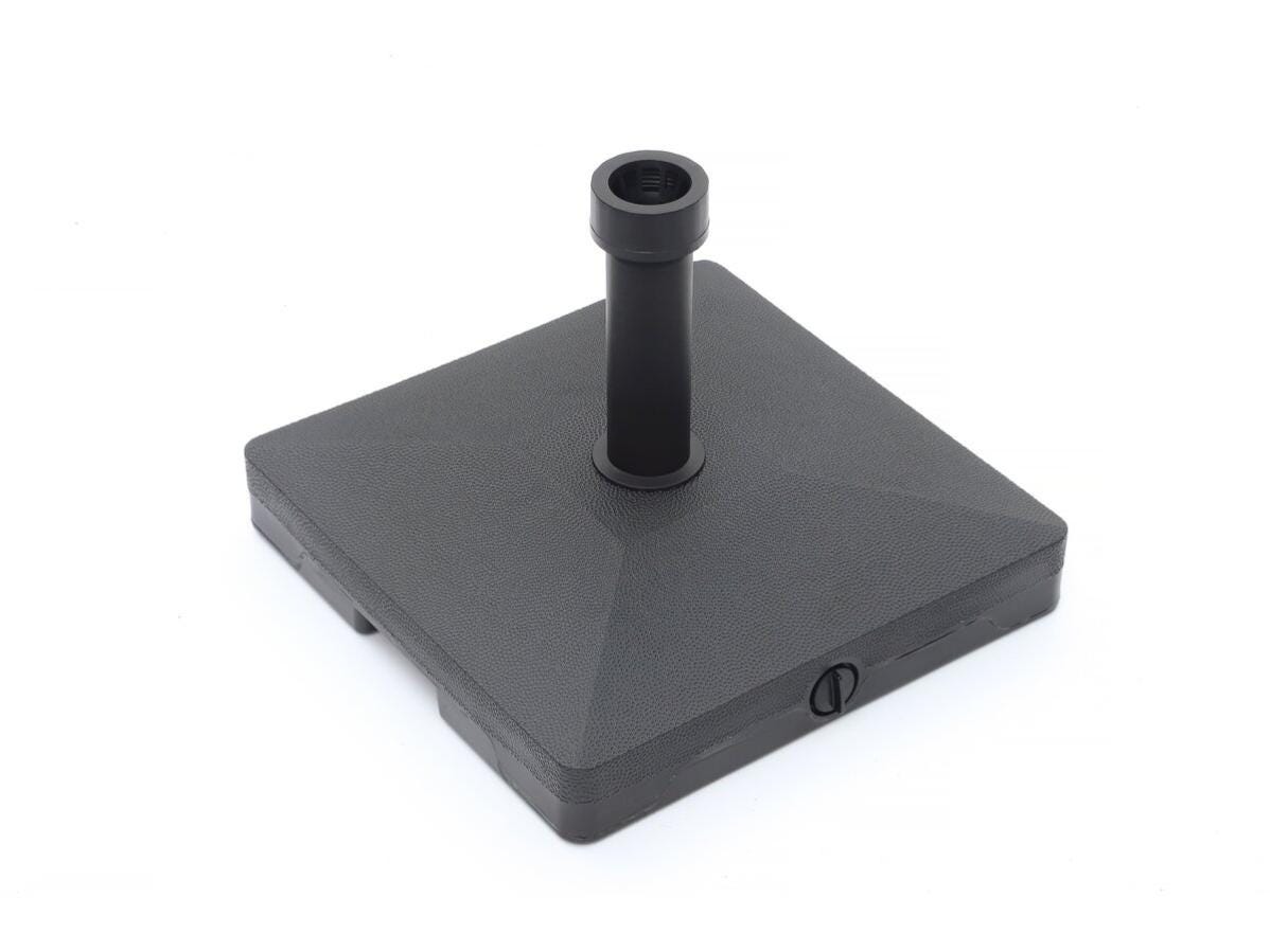 Base Per Ombrellone Relaxdays Semicircolare - Appesantita, Per Esterno, Marrone - Foto 4