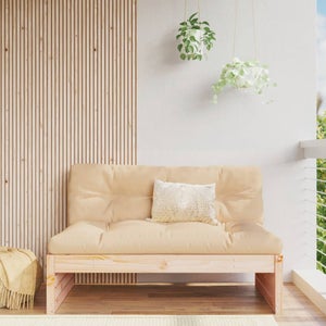 Canapé central de jardin，Canapé d'extérieur，Sofa de jardin 120x80 cm bois de pin massif CFW598513