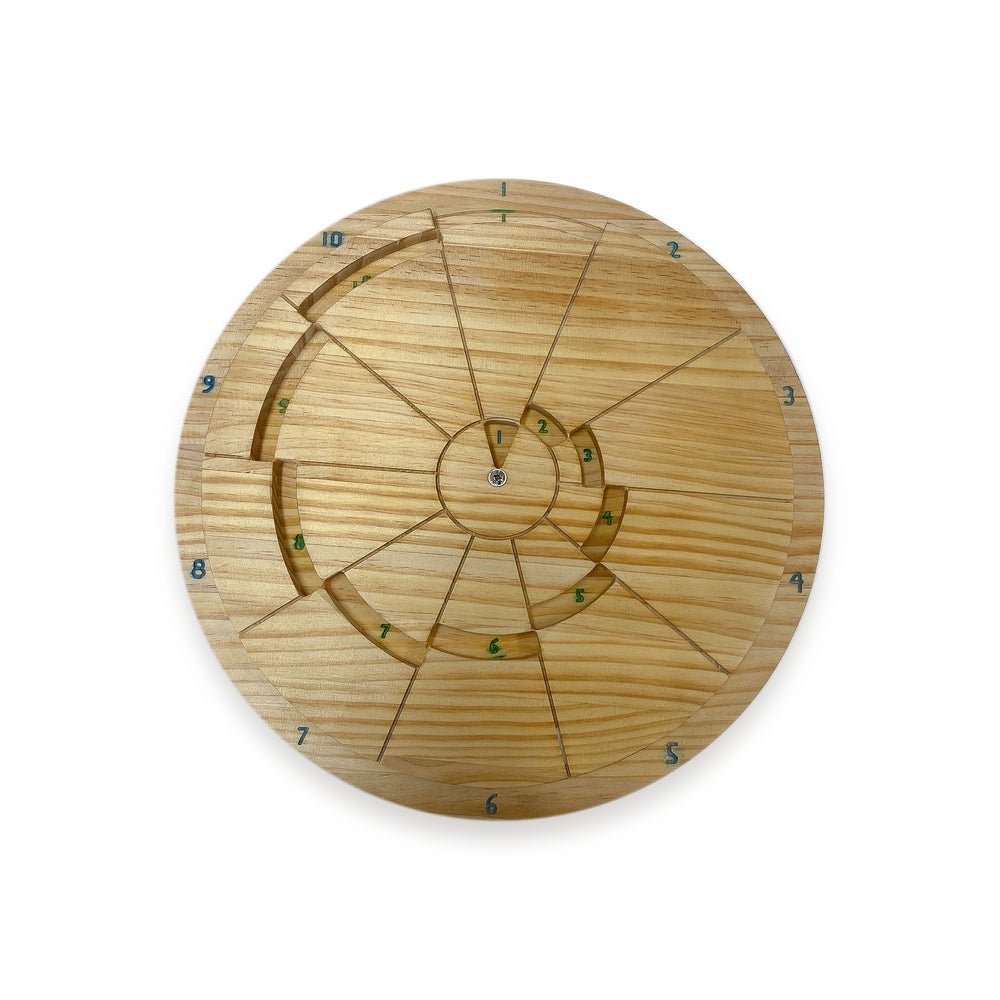 Ruleta multicolores didáctica ,en madera y triplay de - Servicio de  carpintería y electricidad Madera y voltaje