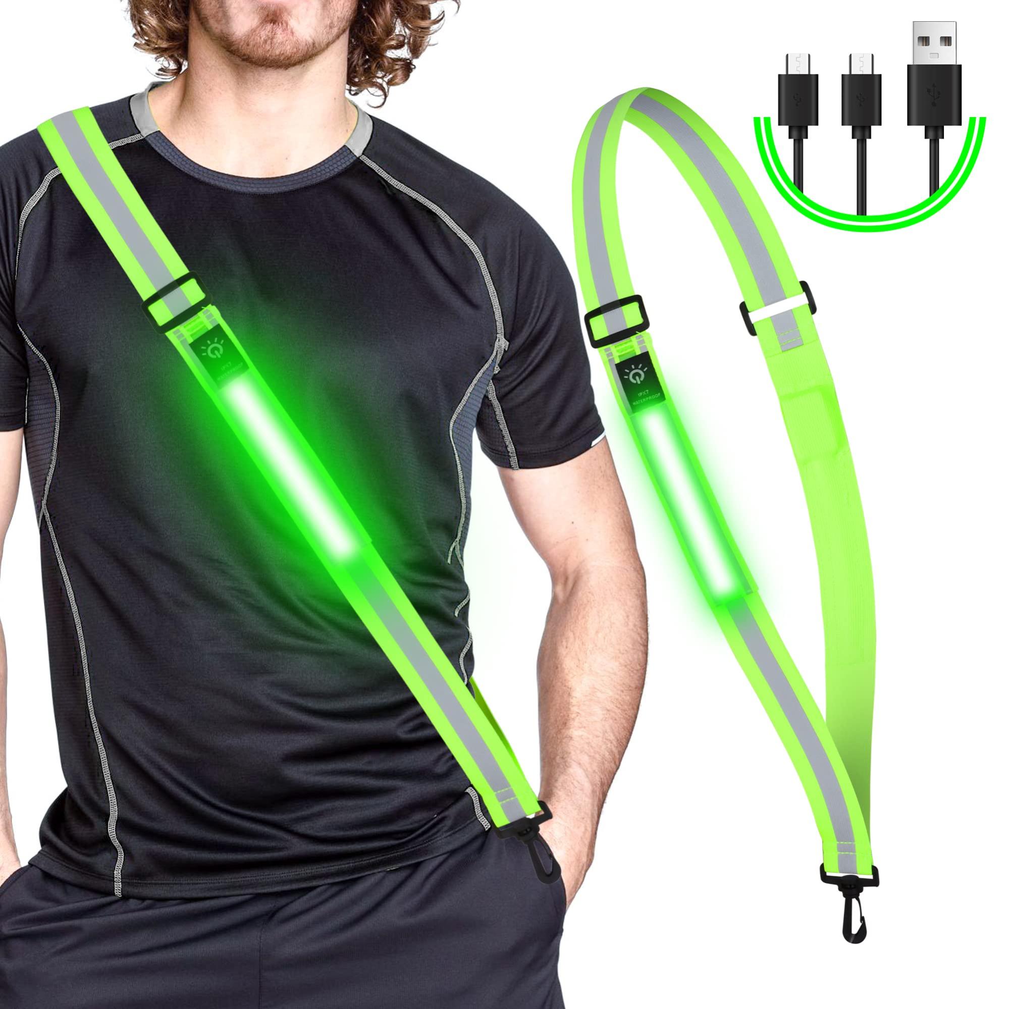Lot De 2 Lumières De Sécurité LED Innofox, Rechargeables, 150 Lumens, Pour Coureurs