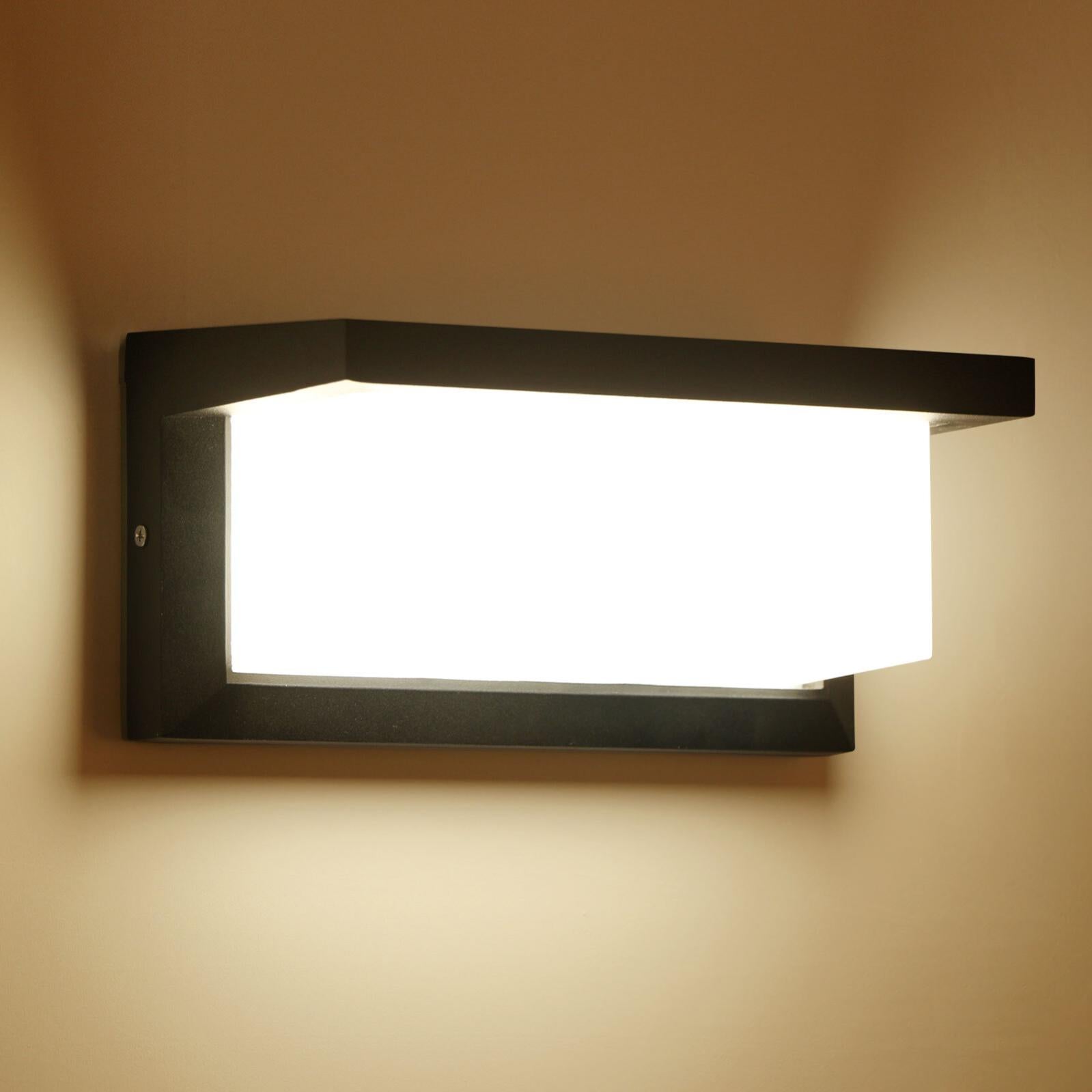 Applique murale d'extérieur, Steps, blanc, H19cm - FARO - Luminaires