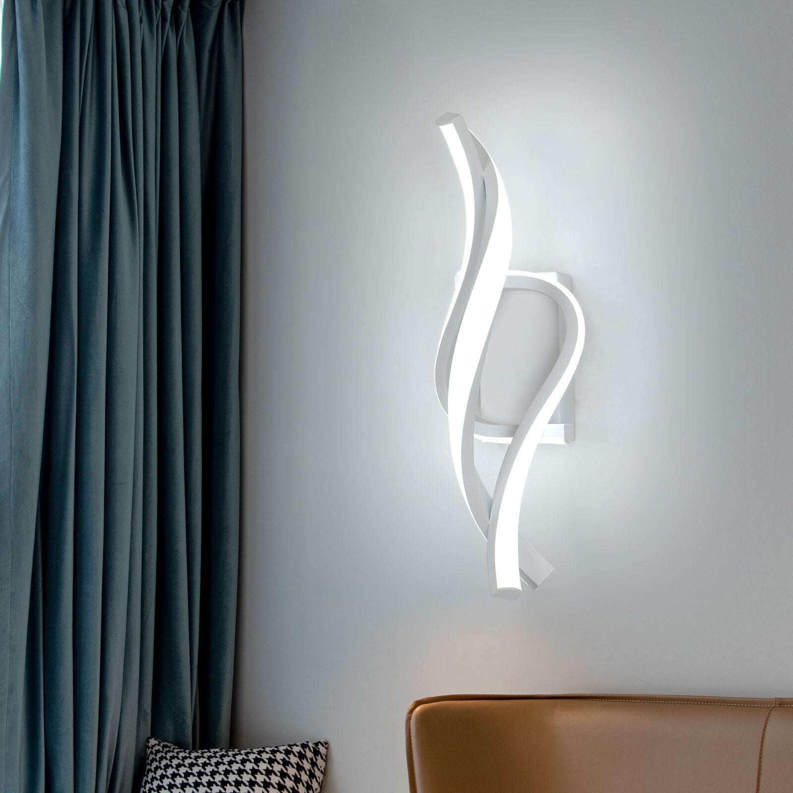 Aiskdan Applique Murale Led Int Rieure W Blanc Froid K Cr Ative Et Moderne Pour Chambre