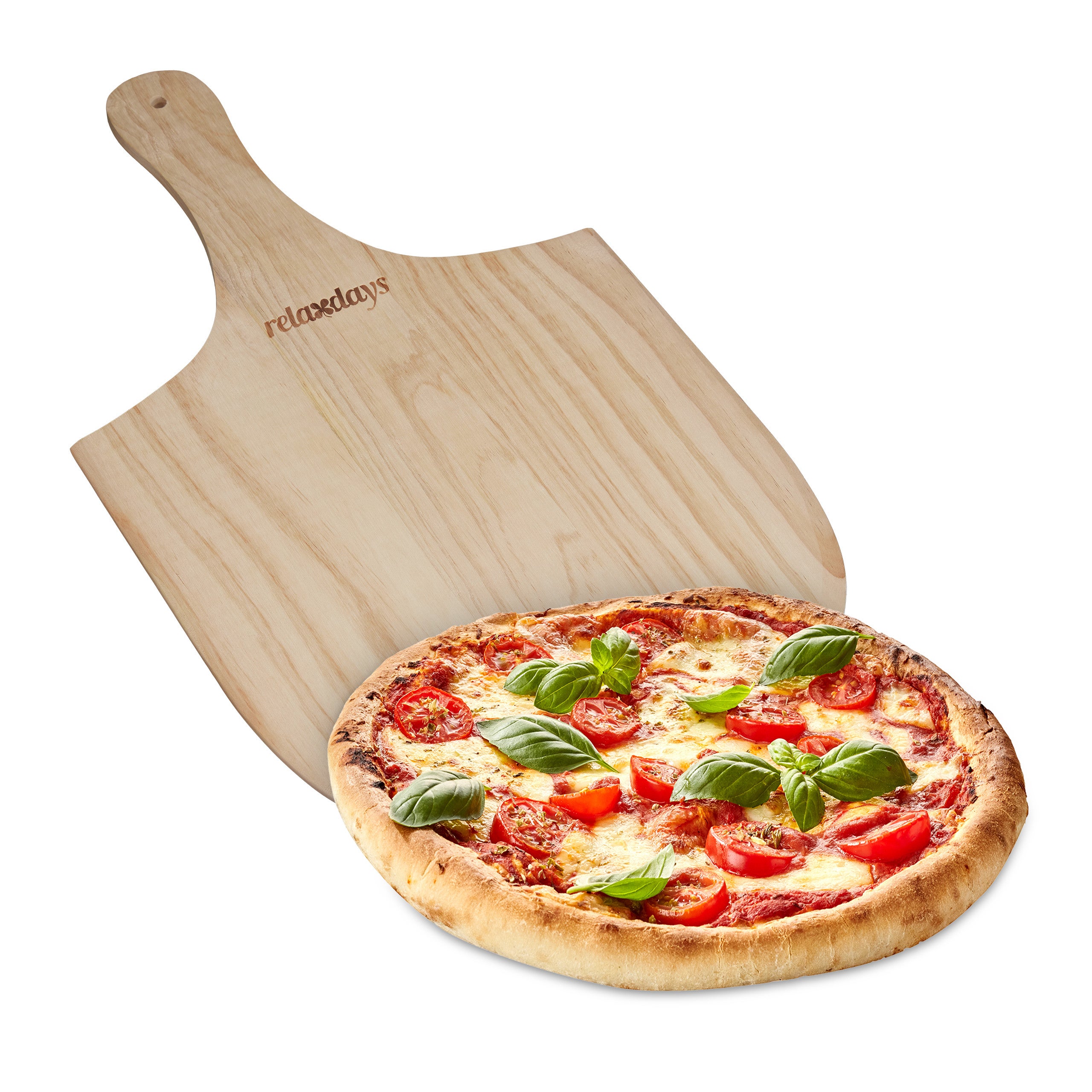 Relaxdays Pelle Pizza En Bois Poign E Pratique Pour Le Pain La