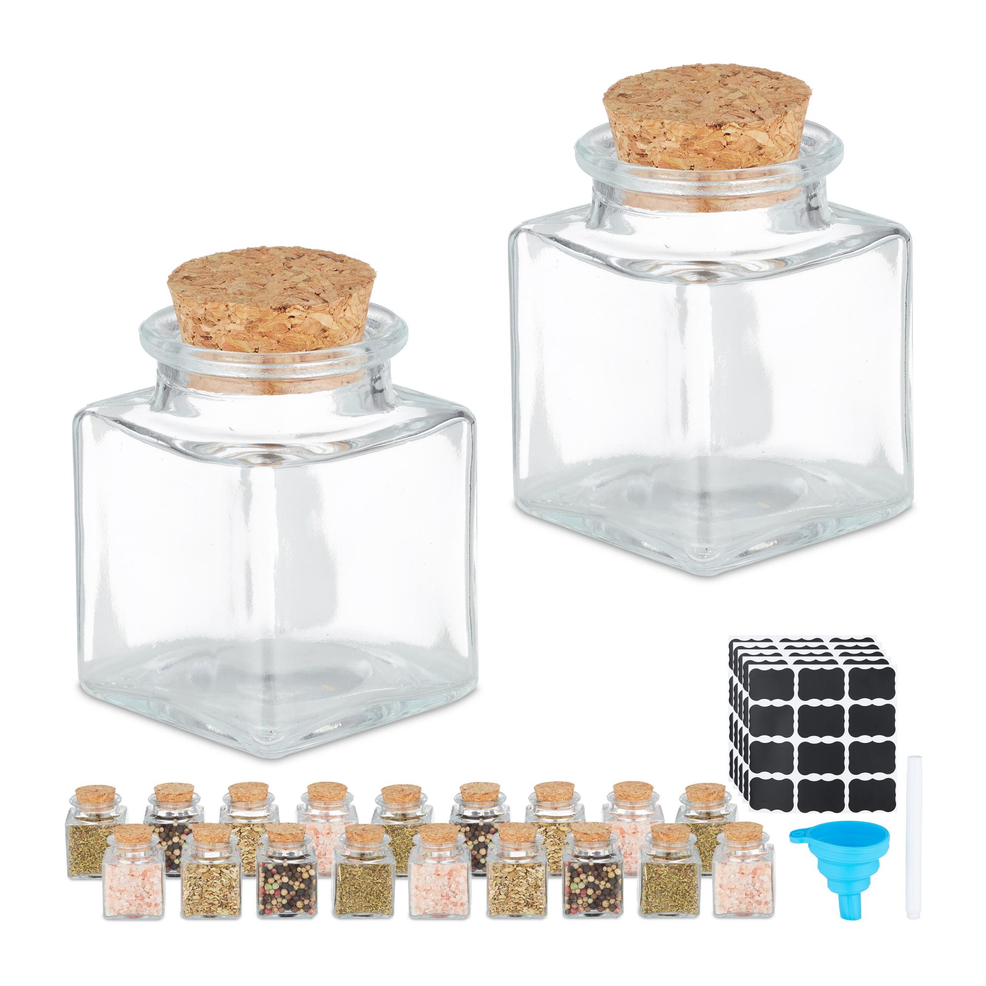 Salière Et Poivrière Accmor De 388,5 G Avec Trous De Versement Réglables, En Acier Inoxydable, Pour Assaisonnement Et épices Pour Sel, Poivre, Cannelle, Sucre, Farine Salière Et Poivrière Camping Car