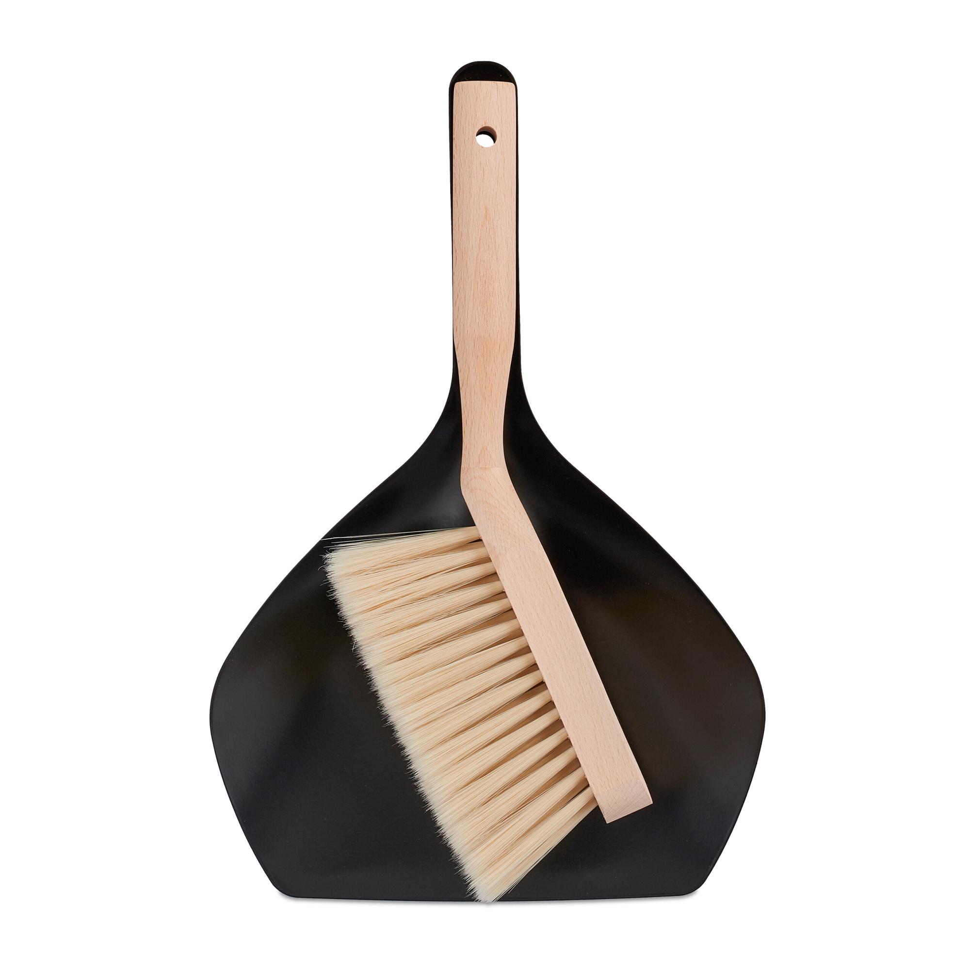 Set Paletta E Scopina Da Tavolo In Legno E Metallo - Raccogli Briciole Con Magnete, Salvaspazio, Design Elegante Per Cucina