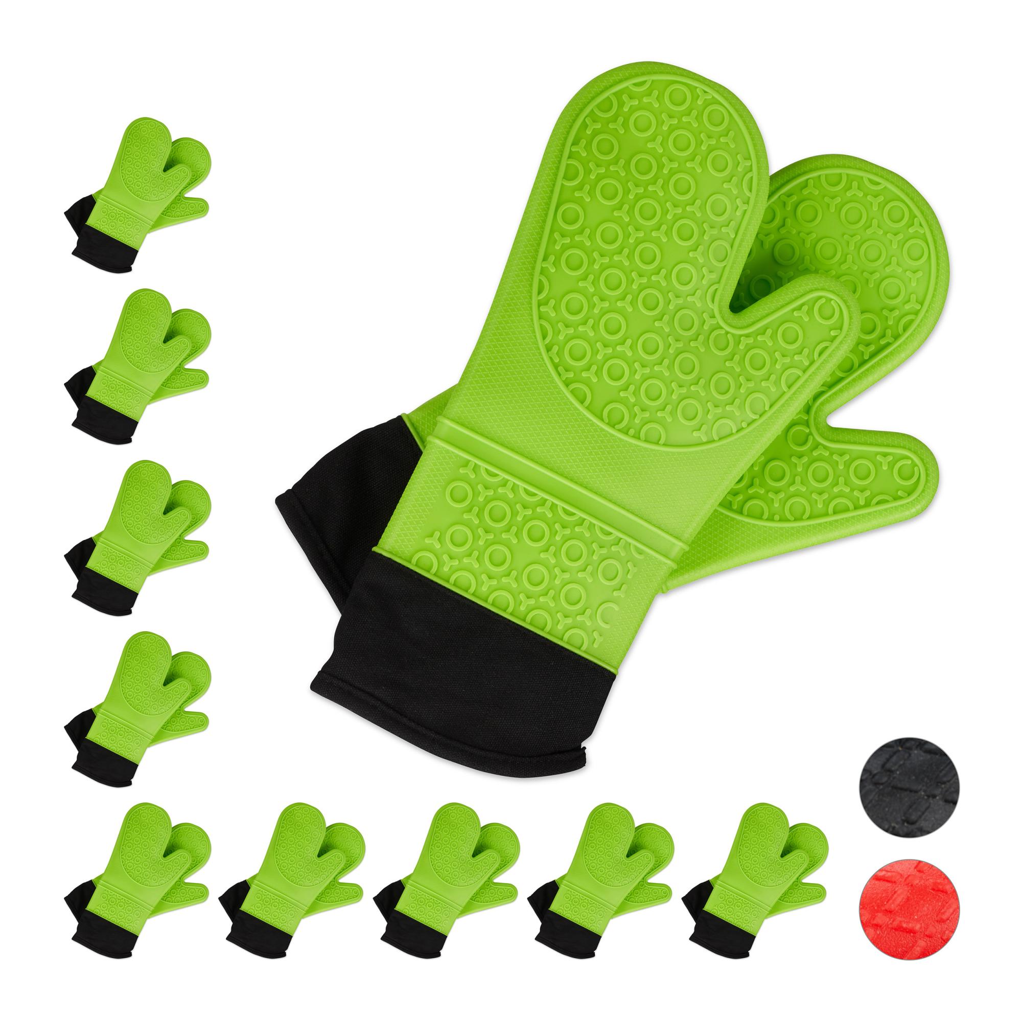 Mini Gants De Four En Silicone - Design Mignon, Antidérapants, Pour Cuisine, Barbecue (jaune)