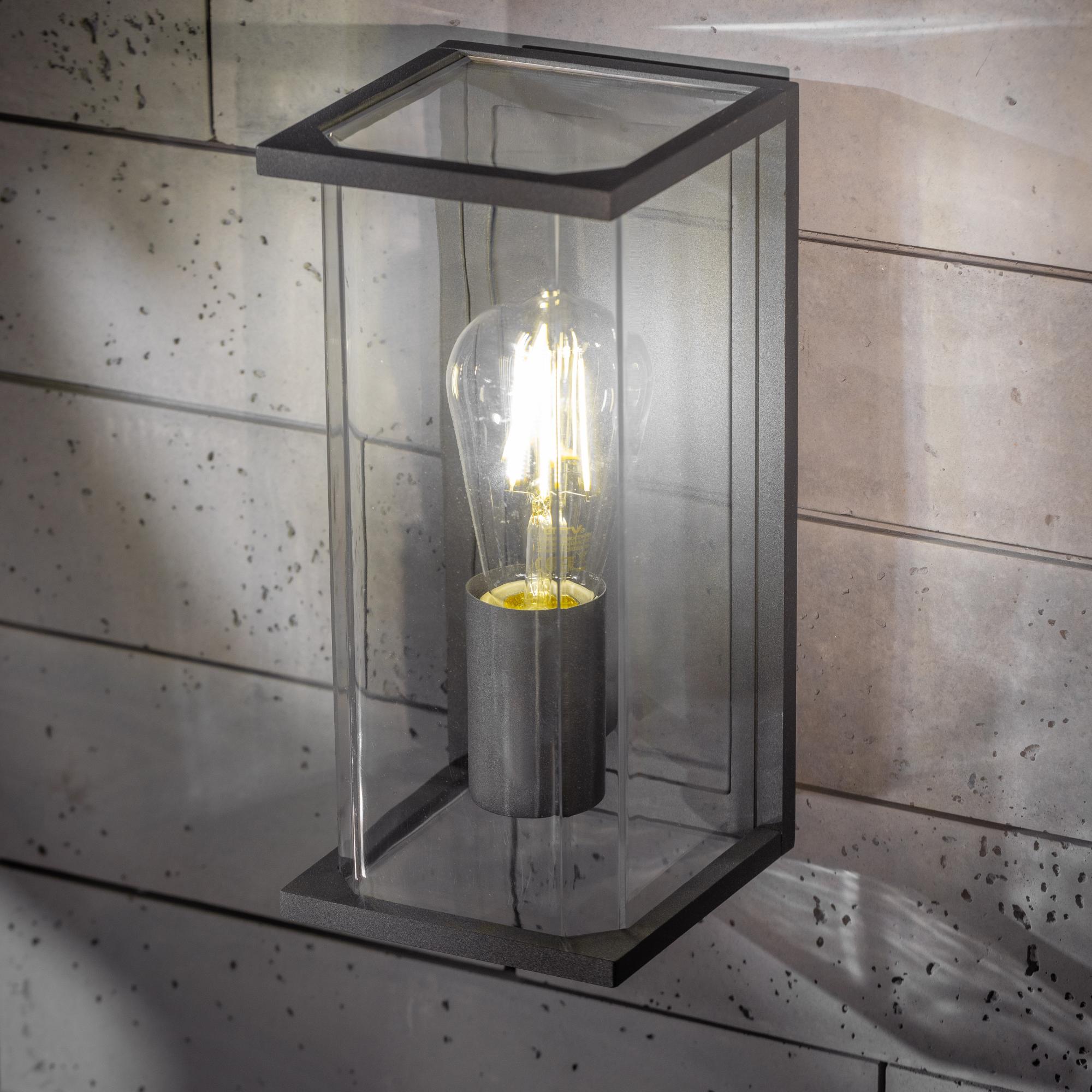 Applique Da Esterno CGC Lighting Lanterna Pescatore – LED E27 IP44, Policarbonato Antiruggine, Design Tradizionale Per Giardino E Veranda