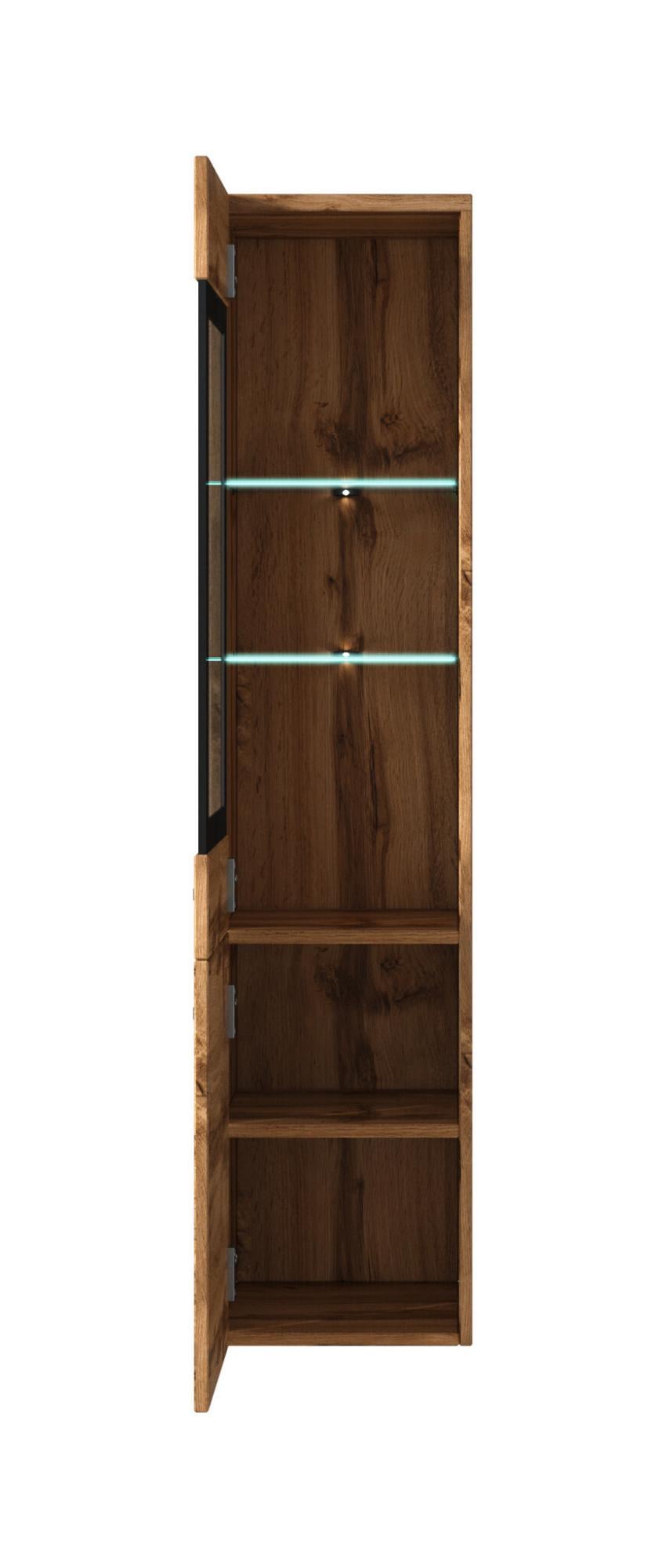 Armoire de rangement Rio Hauteur 131 cm Chene Meuble de rangement