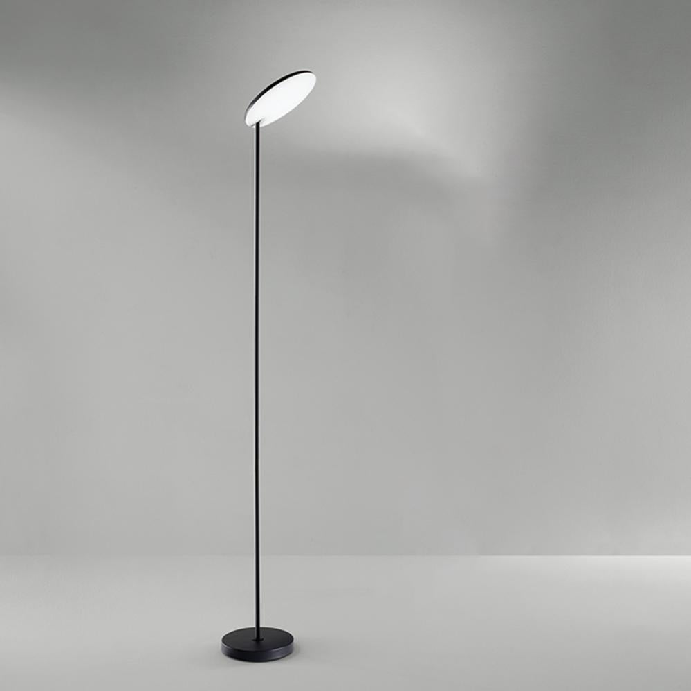 Piantana In Metallo Verniciato Nero – Design Moderno Serie Radar By Varialuce - 4