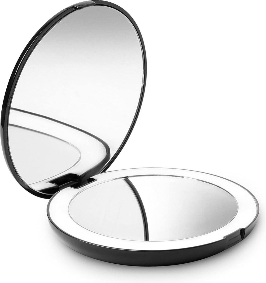 Miroir Cosmétique LED Blomus MODO – Noir – Avec Support Mural – 66352