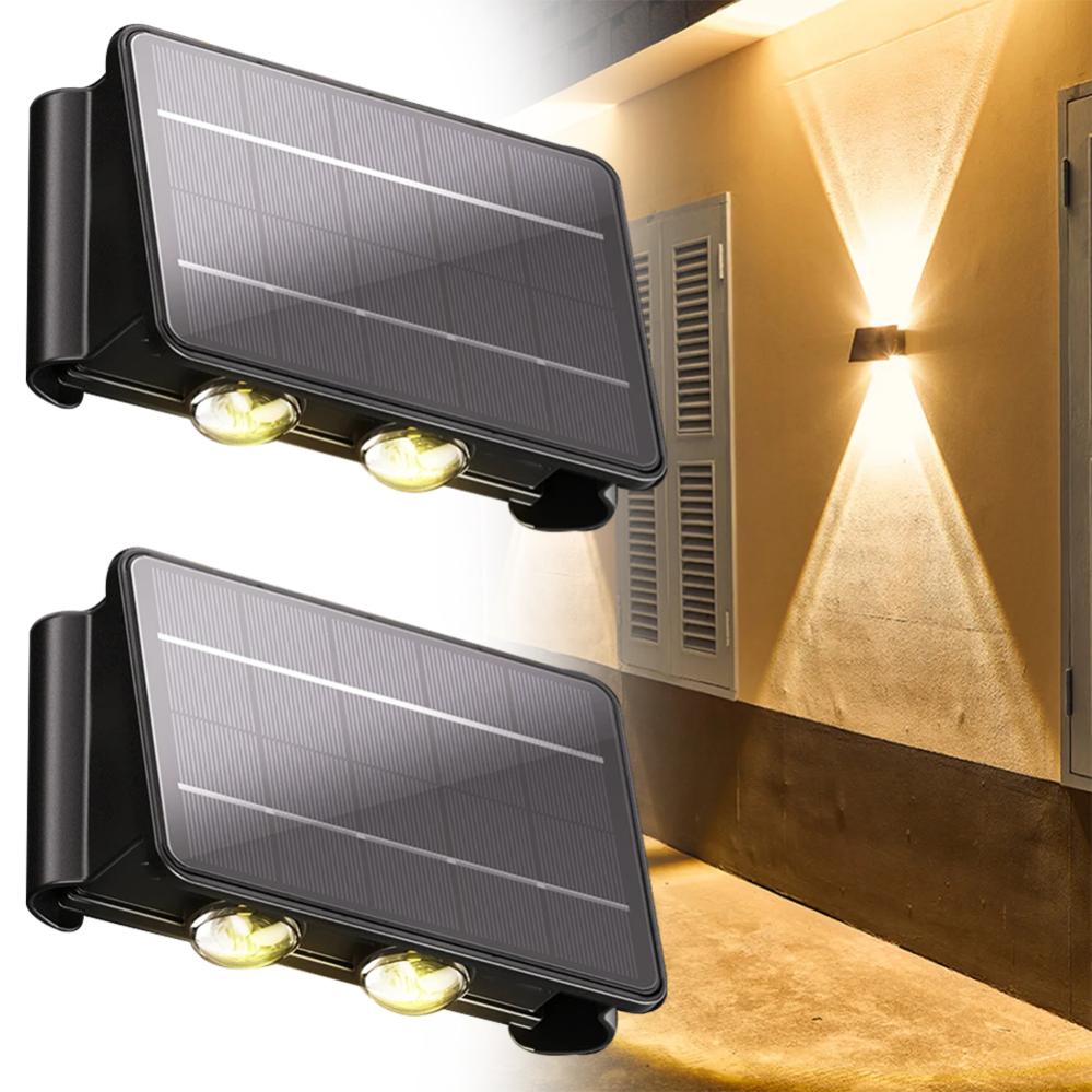Lampes Solaires Extérieur Viitech Lot De 2 - Effet Flamme Réaliste IP65 - 8-10h Autonomie