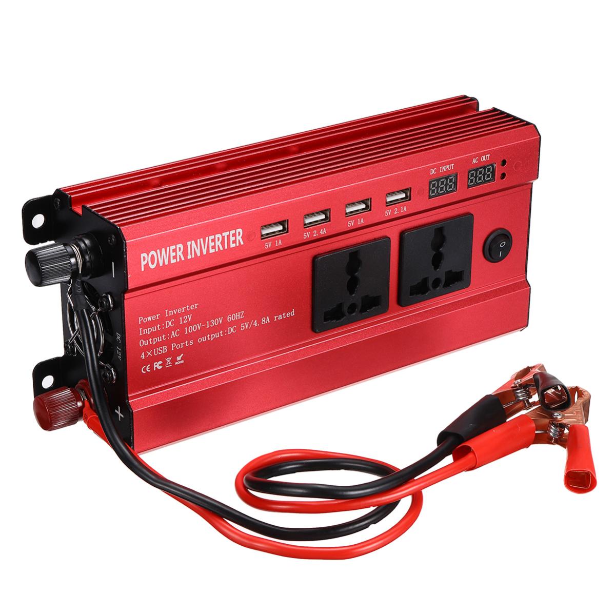 Convertisseur 1500W DC 12V à AC 220V 50Hz Onduleur, 4 USB Ports Leroy — free download
