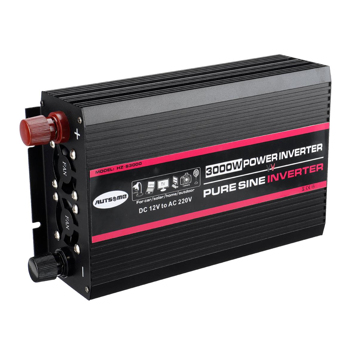 Convertisseur 1500W, DC 12V à AC 220V Onduleur à Onde Sinusoïdale Pure