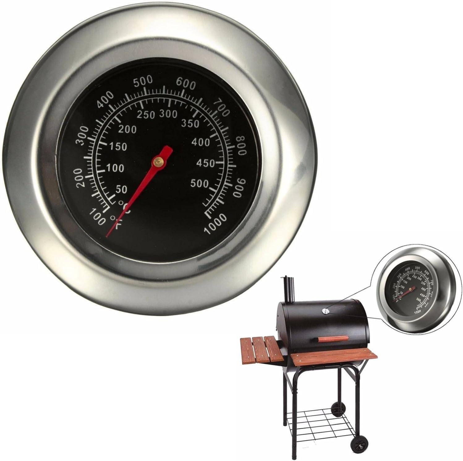 Thermomètre De Four En Acier Inox - 0°C à 400°C - Sans Pile - Pour Cuisson Et Grillades