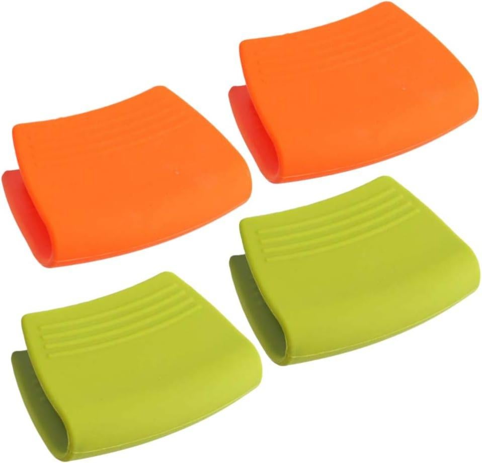 Lot De 4 Maniques De Cuisine Résistantes à La Chaleur 550°F 20x20cm - Gris Foncé