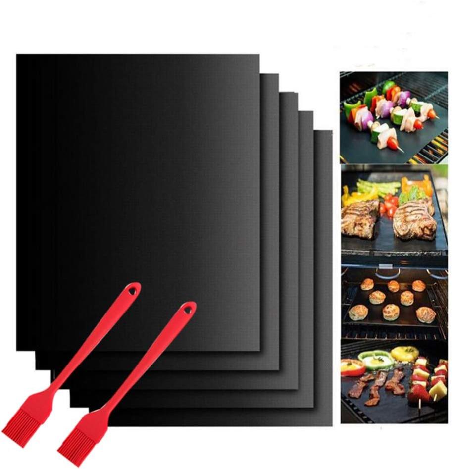 40 30cm Grille Barbecue Decoupable, 2PC Tapis De Cuisson Réutilisable