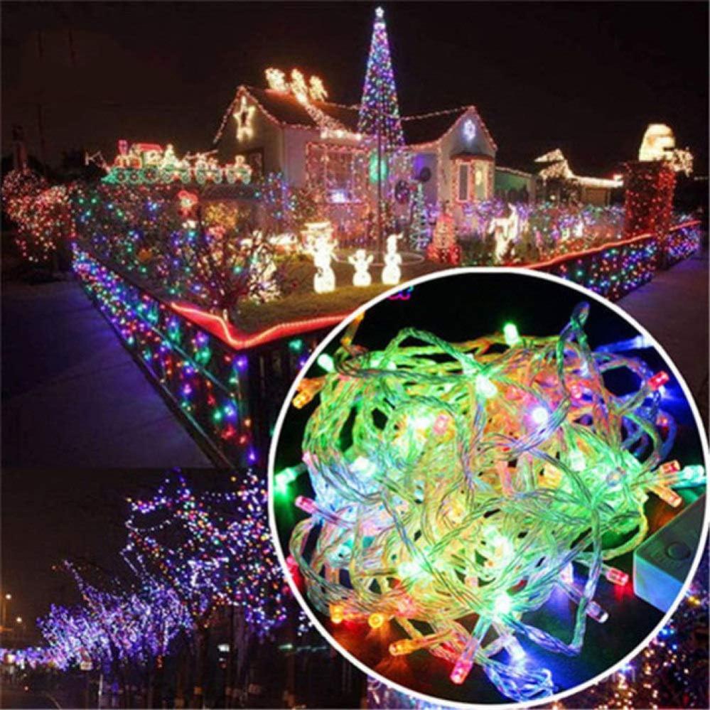 Guirlande Lumineuse LED 30 Mètres - 300 Lumières Multicolores - Étanche IP44 - Pour Intérieur/Extérieur