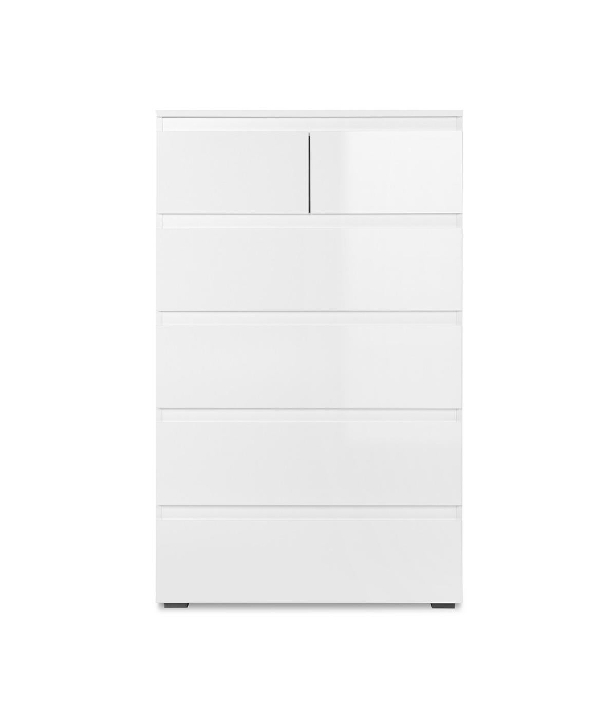 Commode Haute 6 Tiroirs L80 x H131cm Pretoria Leroy Merlin