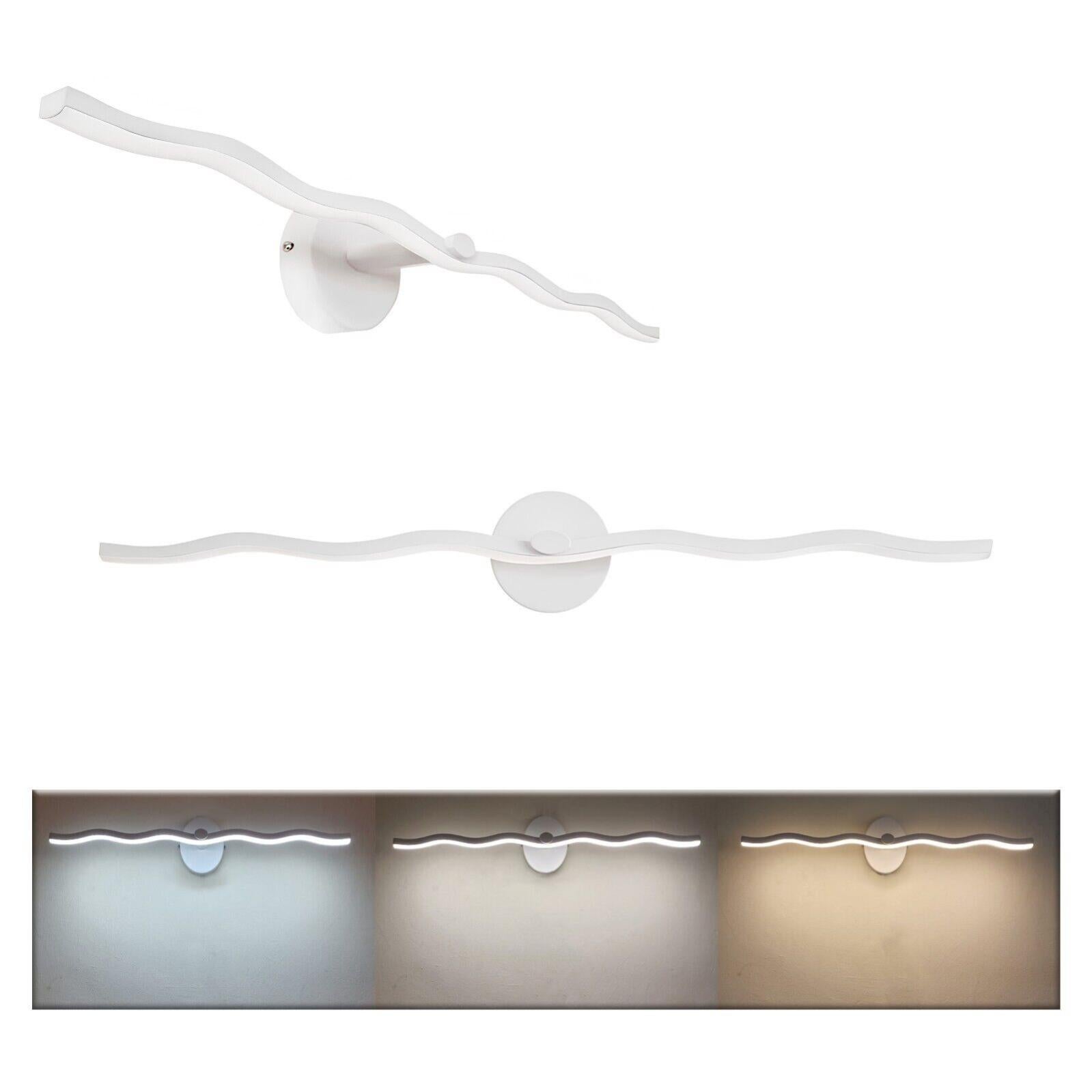 BVCL Lampada da Specchio a LED 7W 41cm, Applique Specchio Impermeabile IP44, 600 Lumen, per Specchio a Figura Intera,Toletta,Specchio da Bagno (Color : Warm White, Size : C