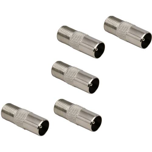 BKL Electronic 0403555 Adaptateur coaxial-F Connexions: Fiche coaxiale ...