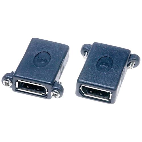 Lyndahl Lkpa019 Displayport Adaptateur 1x Displayport Femelle 1x Displayport Femelle Noir 9906