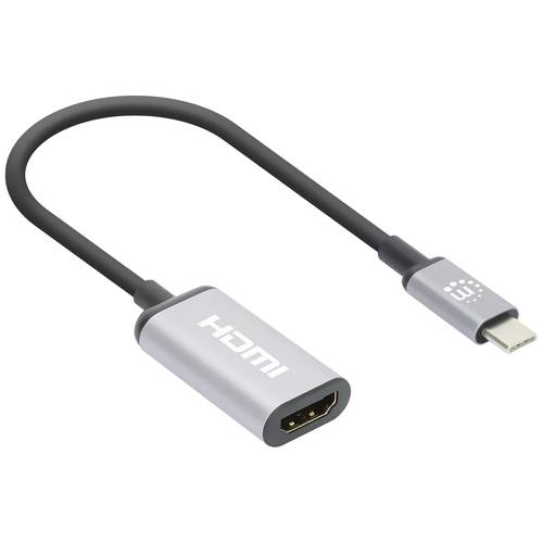 Manhattan Usb 2 0 Adaptateur [1x Usb C® Mâle 1x Hdmi Femelle] 4k 60hz Usb C To Hdmi Adapter