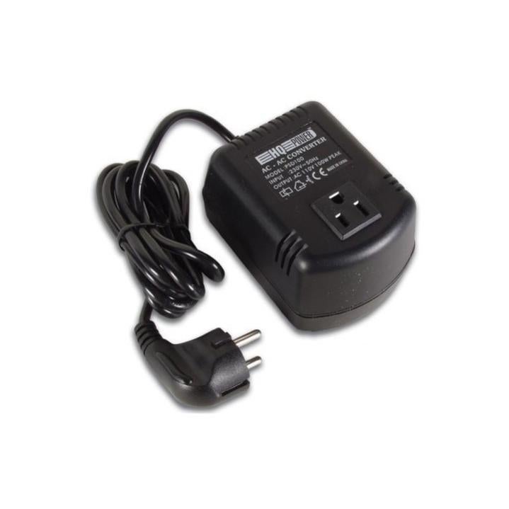 Transformateur élévateur de tension 100 W 110 V/120 V vers 220 V/240 V, adaptateur de voyage SW-S12 (blanc) (1 pièce) | FR