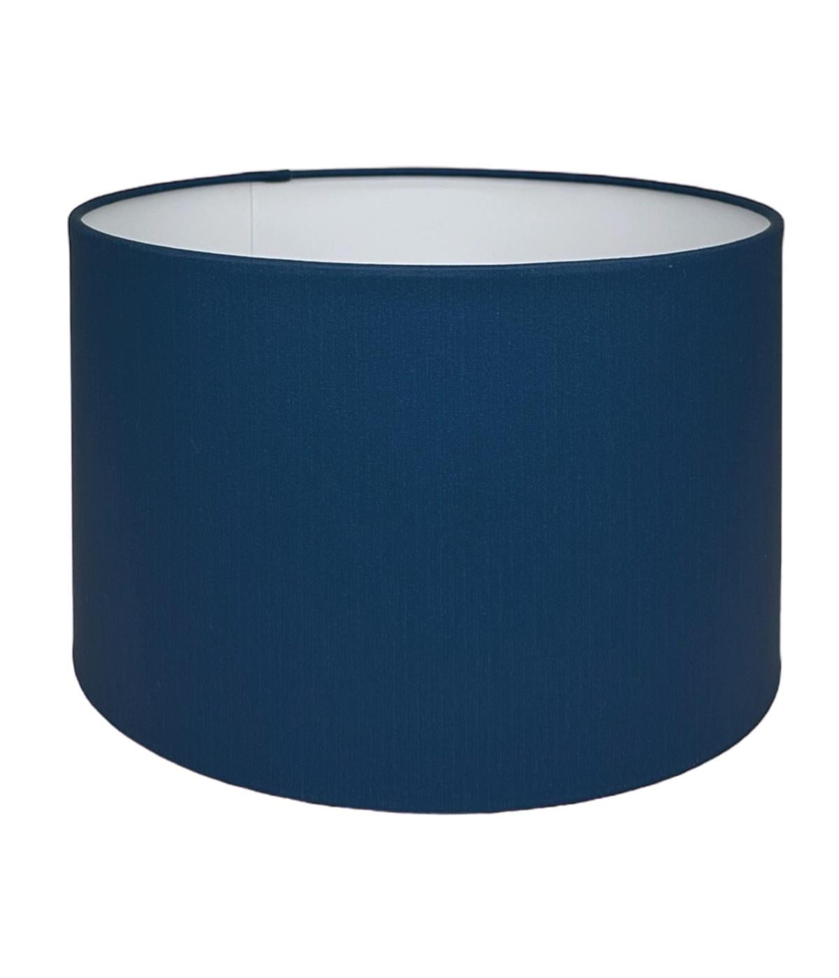 Paralume In Cotone LOXTON LIGHTING - Blu Verde, 25 Cm Diametro, Per Lampade Da Tavolo O Sospensione