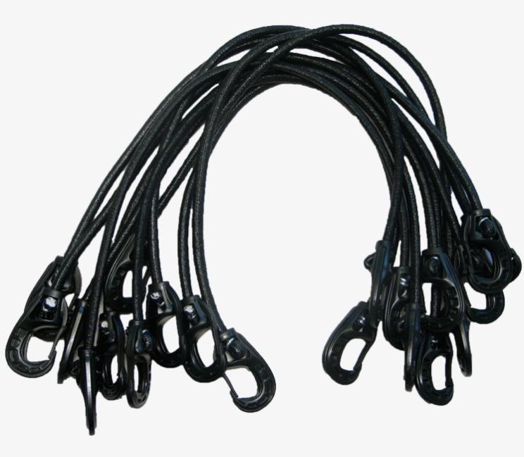 Segus Cordons de Cou Dix Couleurs, 10 Pièces Lanière Noir avec Mousqueton Porte Clé Pivotant