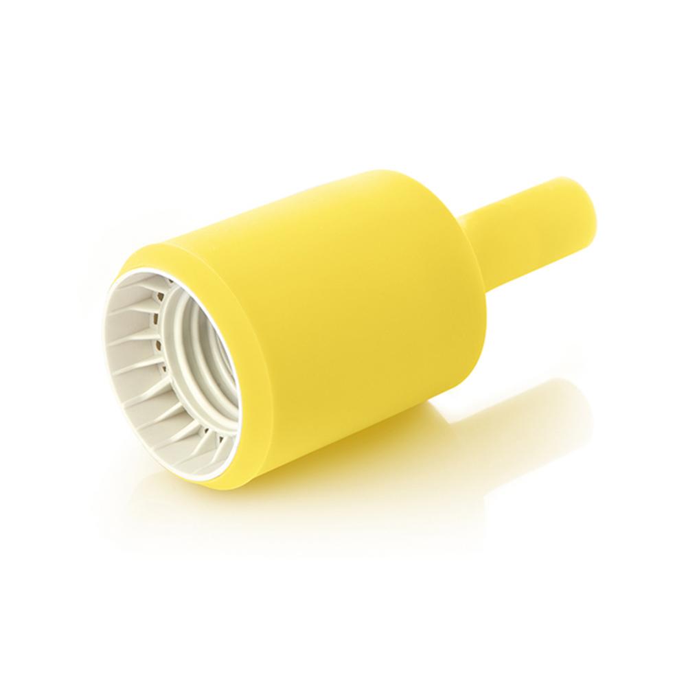 Lampadario Con Portalampada E27 In Silicone Giallo | Leroy Merlin