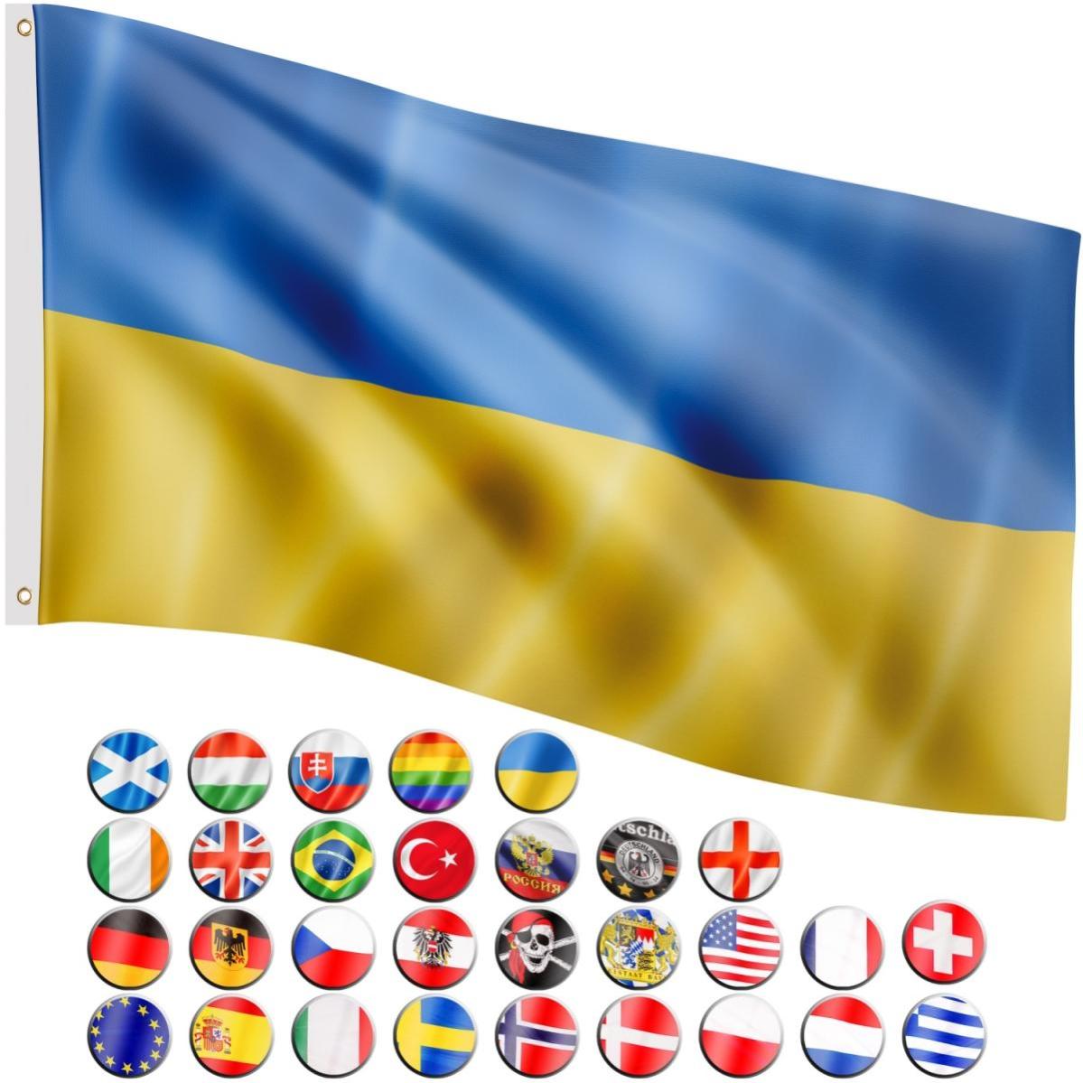 Drapeau Volyn (Ukraine) – 90x150 Cm – Polyester – Fabriqué En Lituanie – Flagsandmore